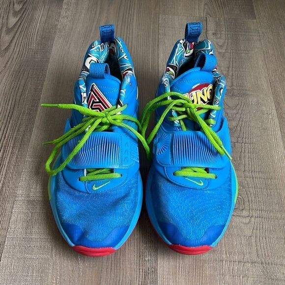 Nike Zoom Freak 3 NRG UNO Blue Green Athletic Shoes Sneakers Men’s 8.5 - Picture 5 of 12